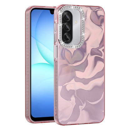 Galaxy A17 Kılıf Airbagli Parlak Taş Detay Tasarımlı Zore Esila Kılıf