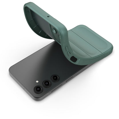 Galaxy A17 Kılıf Esnek TPU Oyuklu Arka Yüzey Tasarımlı Zore Etnik Silikon Kılıf