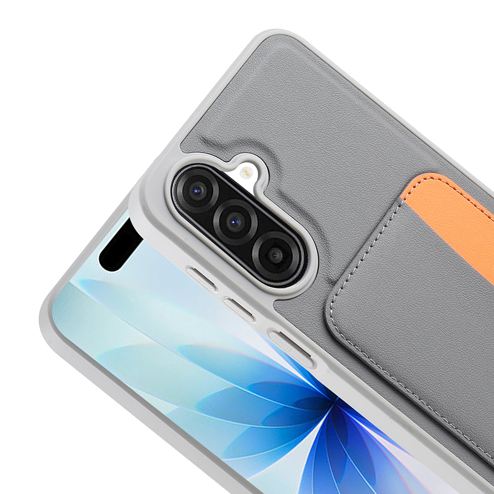 Galaxy A17 Kılıf Kartlıklı Zore X-Kart Silikon Kılıf