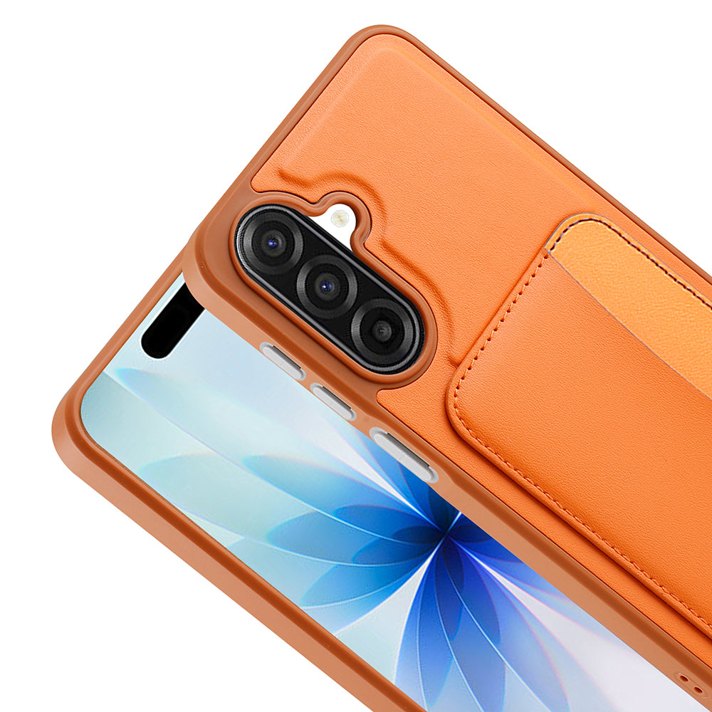 Galaxy A17 Kılıf Kartlıklı Zore X-Kart Silikon Kılıf