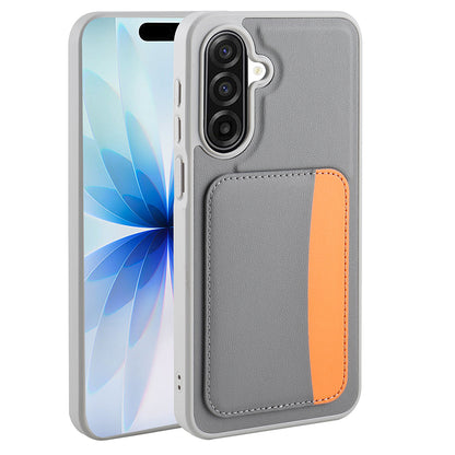 Galaxy A17 Kılıf Kartlıklı Zore X-Kart Silikon Kılıf