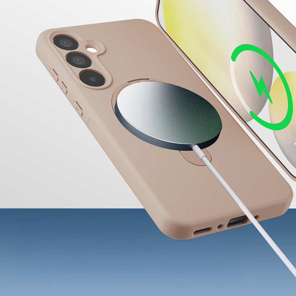 Galaxy A17 Kılıf M-safe Şarj Özellikli Standlı Zore Samara Kılıf