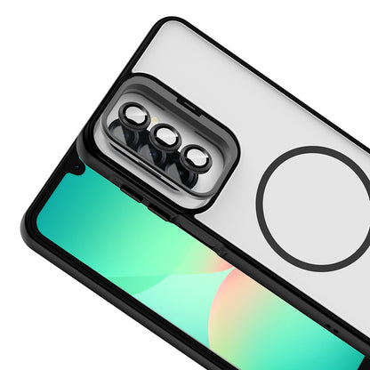 Galaxy A17 Kılıf Standlı ve Kamera Lens Hediyeli Zore Etro Kılıf