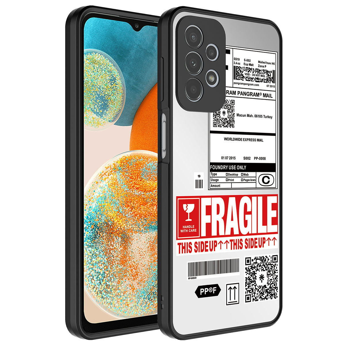 Galaxy A23 Kılıf Aynalı Desenli Kamera Korumalı Parlak Zore Mirror Kılıf
