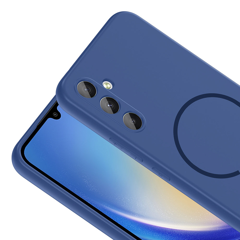 Galaxy A24 Kılıf M-safe Şarj Özellikli Zore Meta Kılıf