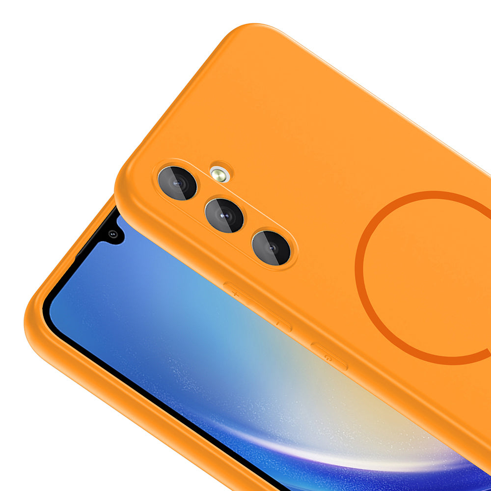 Galaxy A24 Kılıf M-safe Şarj Özellikli Zore Meta Kılıf