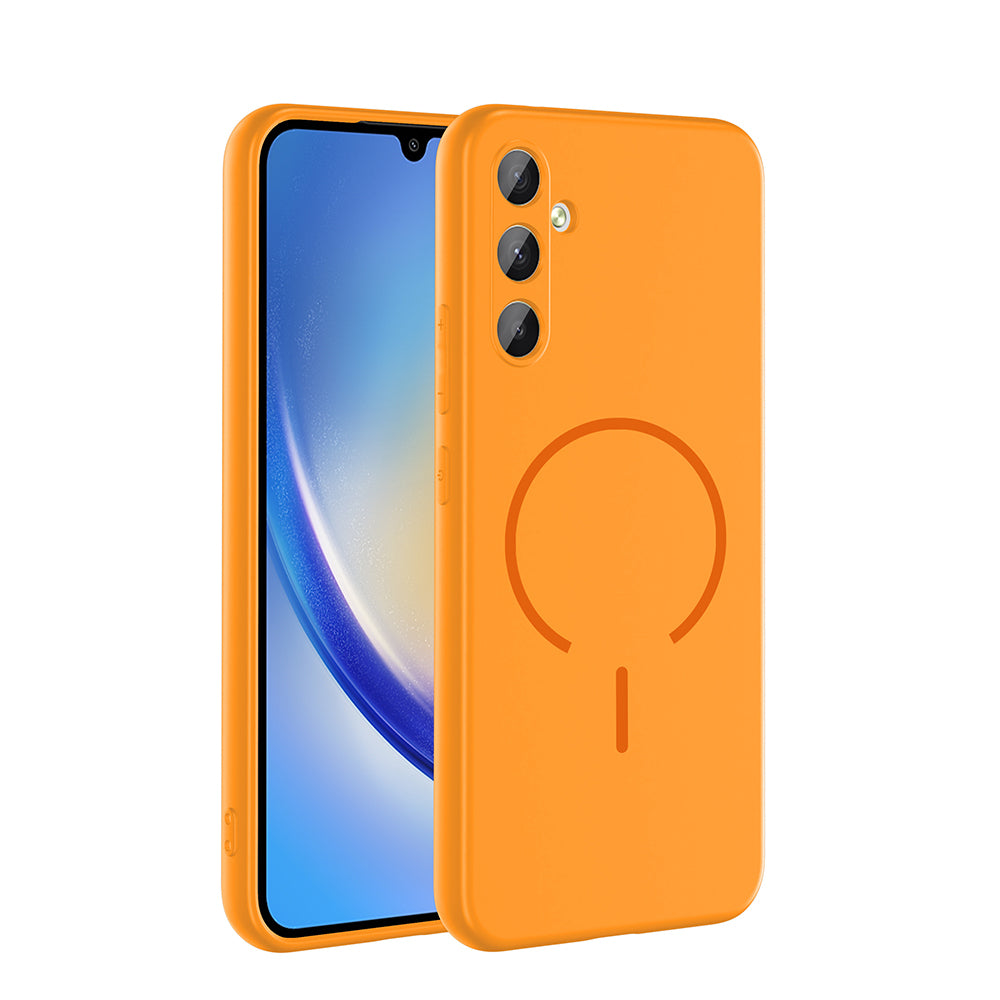 Galaxy A24 Kılıf M-safe Şarj Özellikli Zore Meta Kılıf