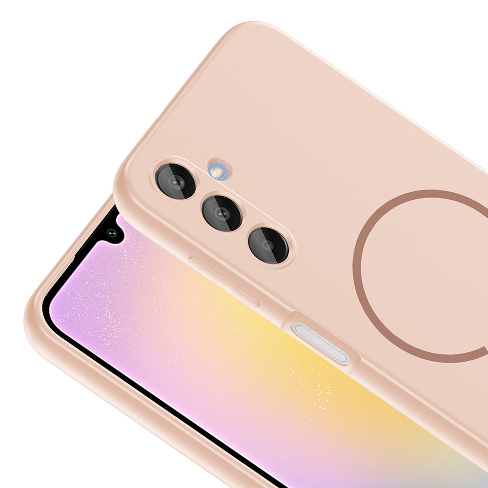 Galaxy A25 Kılıf M-safe Şarj Özellikli Zore Meta Kılıf