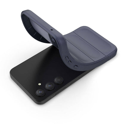 Galaxy A35 Kılıf Esnek TPU Oyuklu Arka Yüzey Tasarımlı Zore Etnik Silikon Kılıf