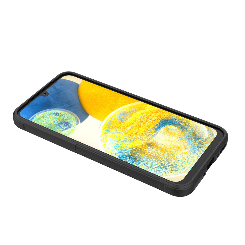Galaxy A36 Kılıf Esnek TPU Oyuklu Arka Yüzey Tasarımlı Zore Etnik Silikon Kılıf