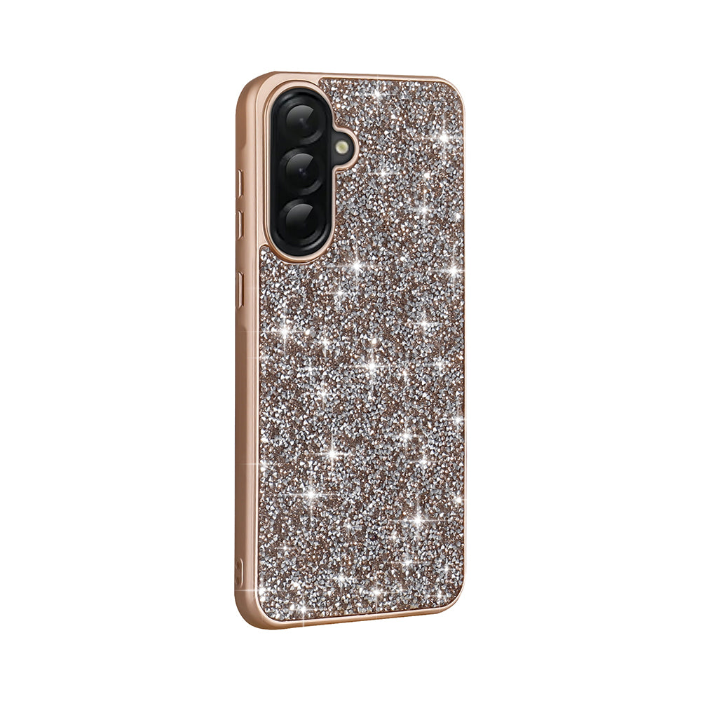 Galaxy A36 Kılıf Parlak Taşlı Tasarım Zore Pırlanta Kılıf