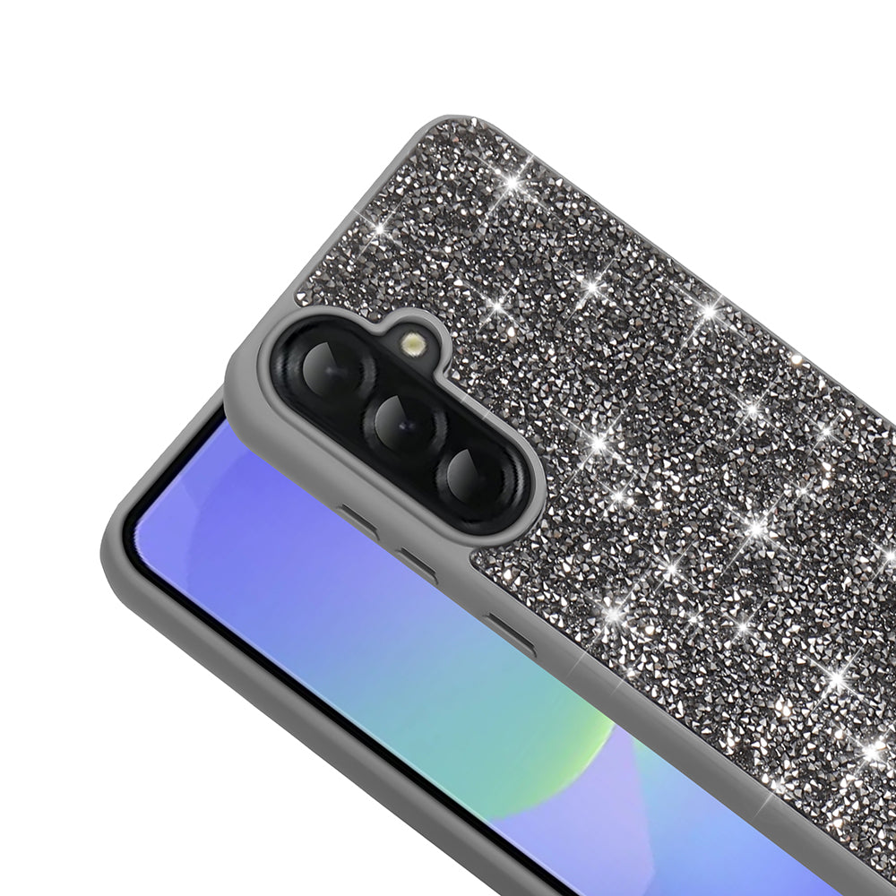 Galaxy A36 Kılıf Parlak Taşlı Tasarım Zore Pırlanta Kılıf