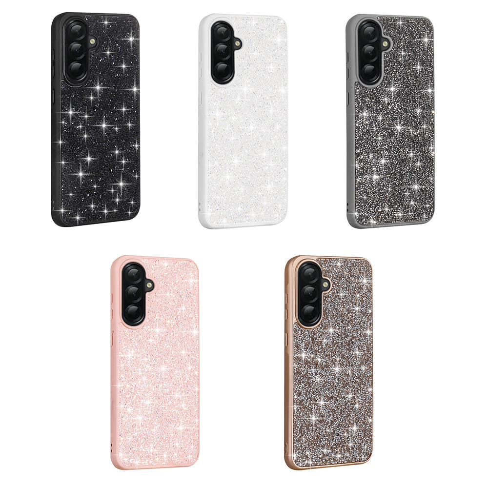 Galaxy A36 Kılıf Parlak Taşlı Tasarım Zore Pırlanta Kılıf