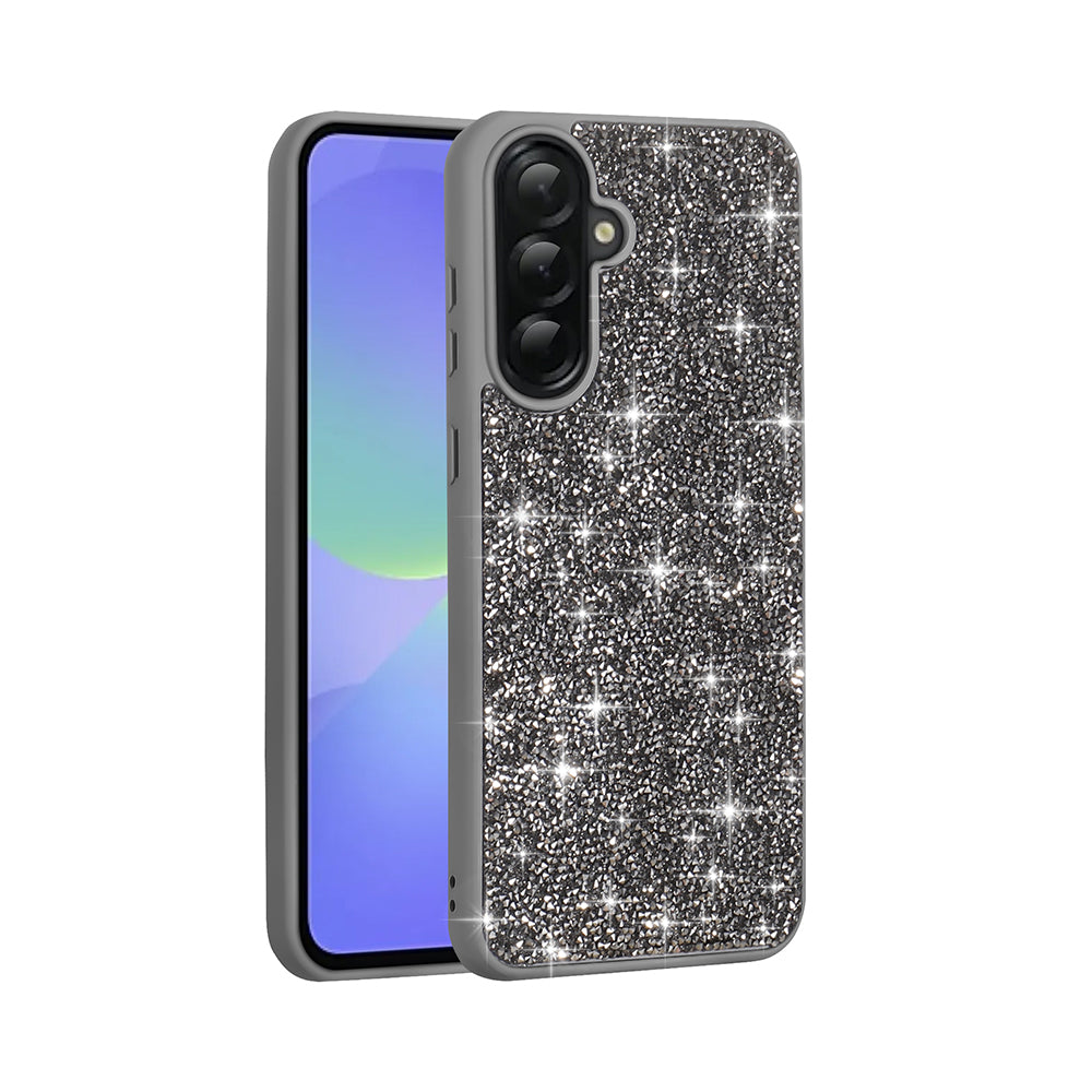Galaxy A36 Kılıf Parlak Taşlı Tasarım Zore Pırlanta Kılıf