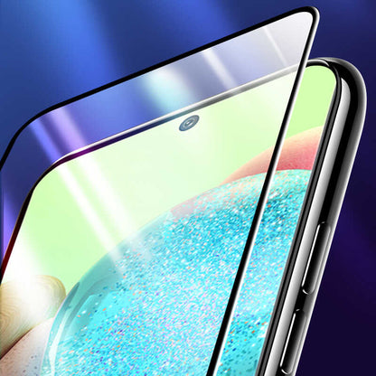 Galaxy A52 Zore Kenarları Kırılmaya Dayanıklı Cam Ekran Koruyucu