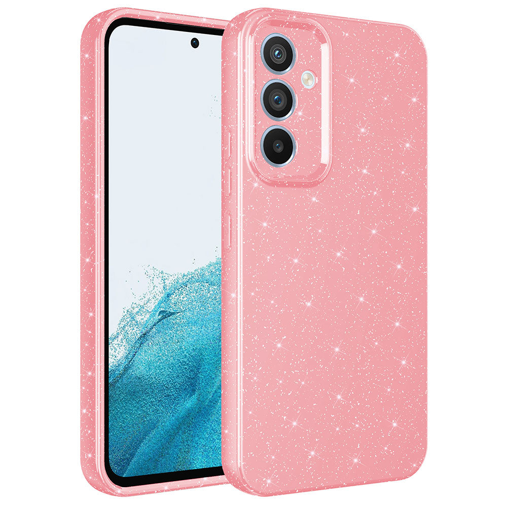 Galaxy A54 Kılıf Kamera Korumalı Simli Lüks Zore Koton Kılıf