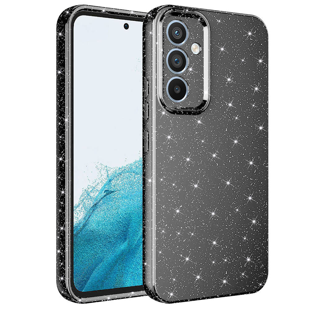Galaxy A54 Kılıf Kamera Korumalı Simli Lüks Zore Koton Kılıf