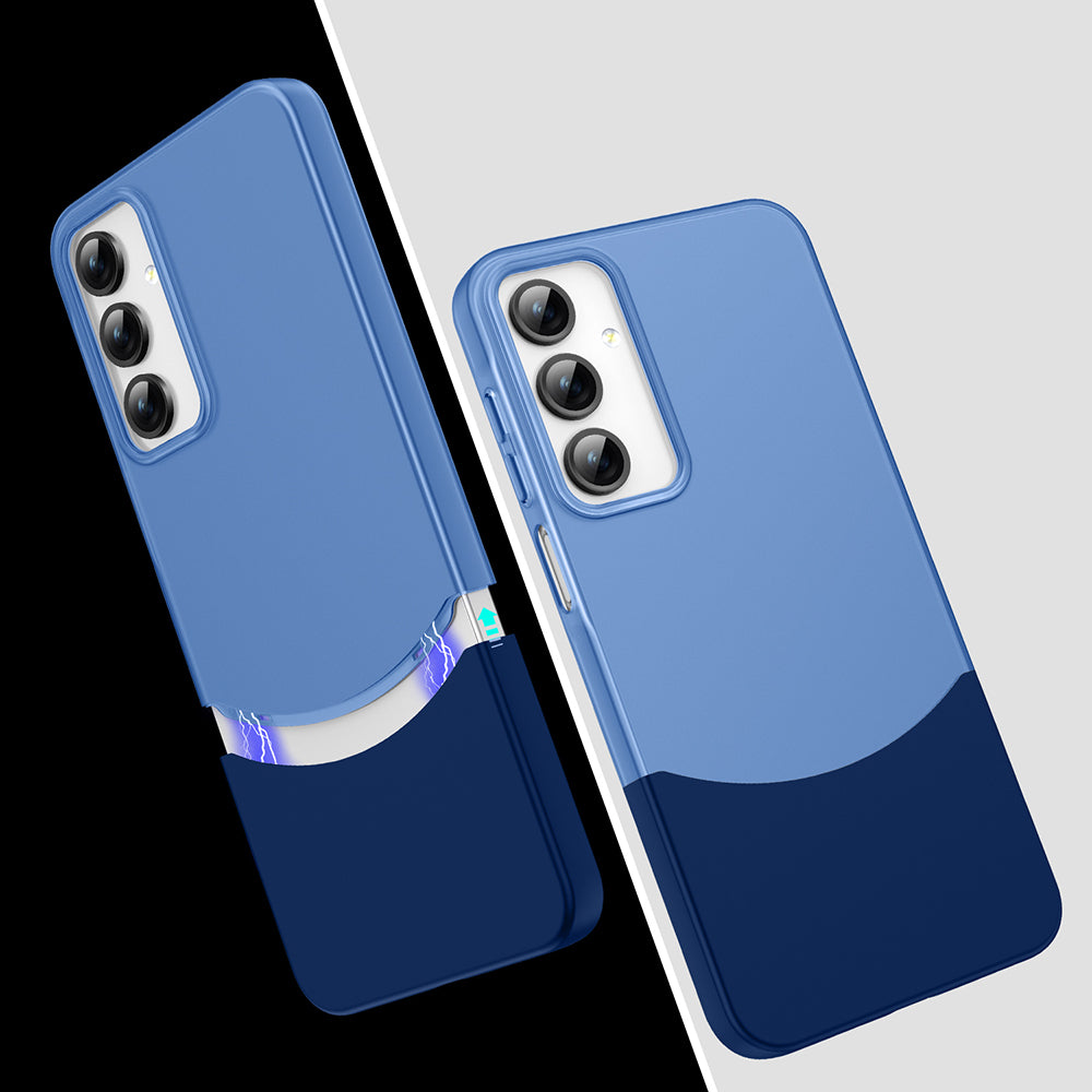 Galaxy A55 Kılıf Mıknatıslı Zore Duble Kılıf