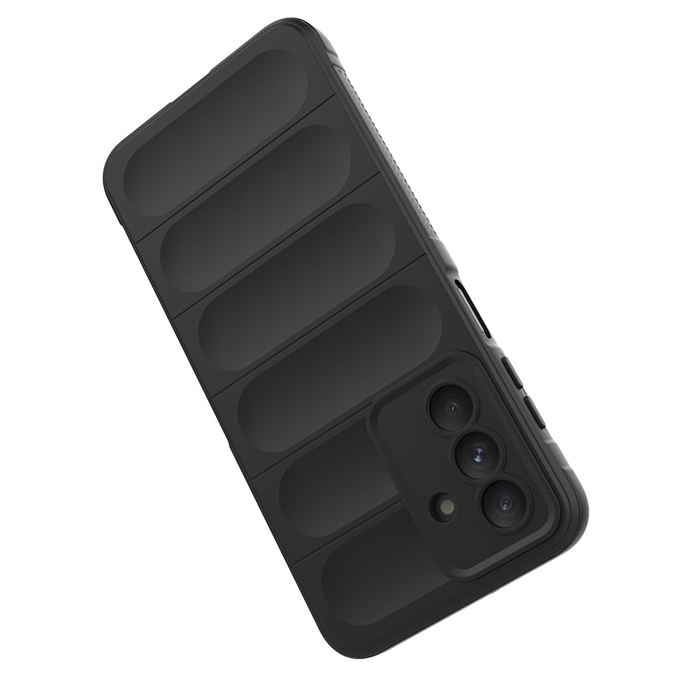 Galaxy A56 Kılıf Esnek TPU Oyuklu Arka Yüzey Tasarımlı Zore Etnik Silikon Kılıf