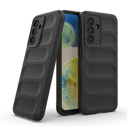 Galaxy A56 Kılıf Esnek TPU Oyuklu Arka Yüzey Tasarımlı Zore Etnik Silikon Kılıf