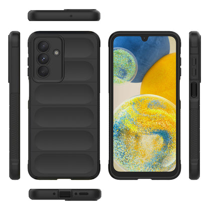 Galaxy A56 Kılıf Esnek TPU Oyuklu Arka Yüzey Tasarımlı Zore Etnik Silikon Kılıf