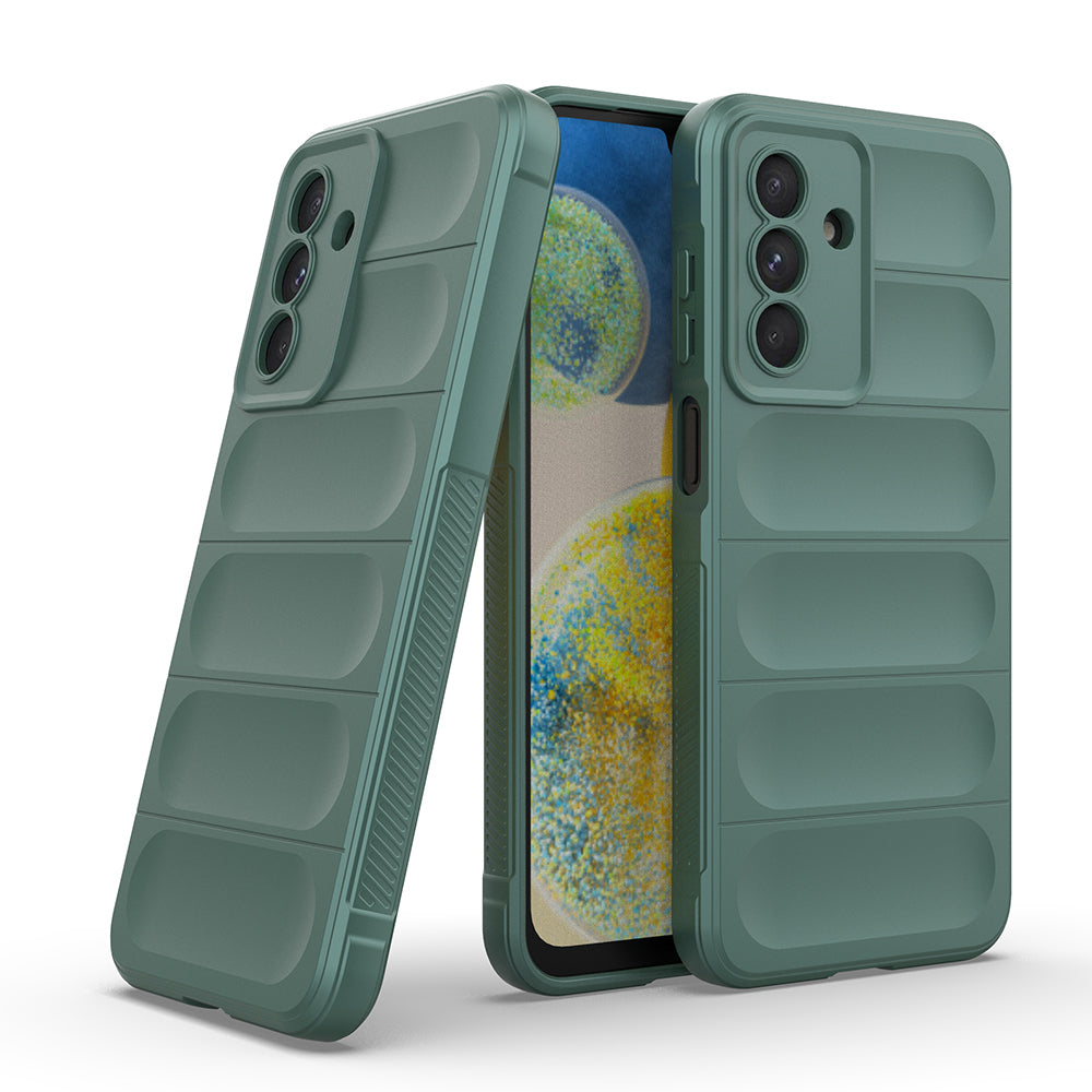 Galaxy A56 Kılıf Esnek TPU Oyuklu Arka Yüzey Tasarımlı Zore Etnik Silikon Kılıf