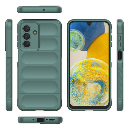 Galaxy A56 Kılıf Esnek TPU Oyuklu Arka Yüzey Tasarımlı Zore Etnik Silikon Kılıf