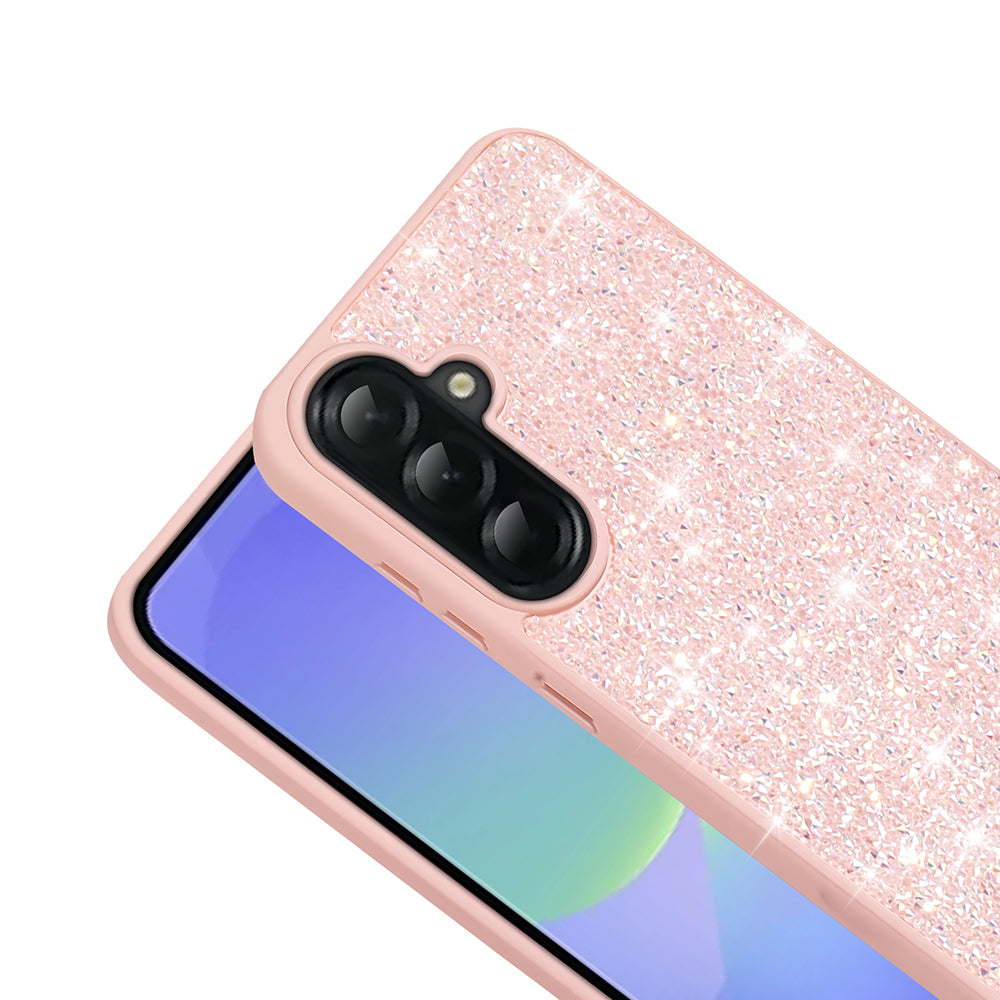Galaxy A56 Kılıf Parlak Taşlı Tasarım Zore Pırlanta Kılıf