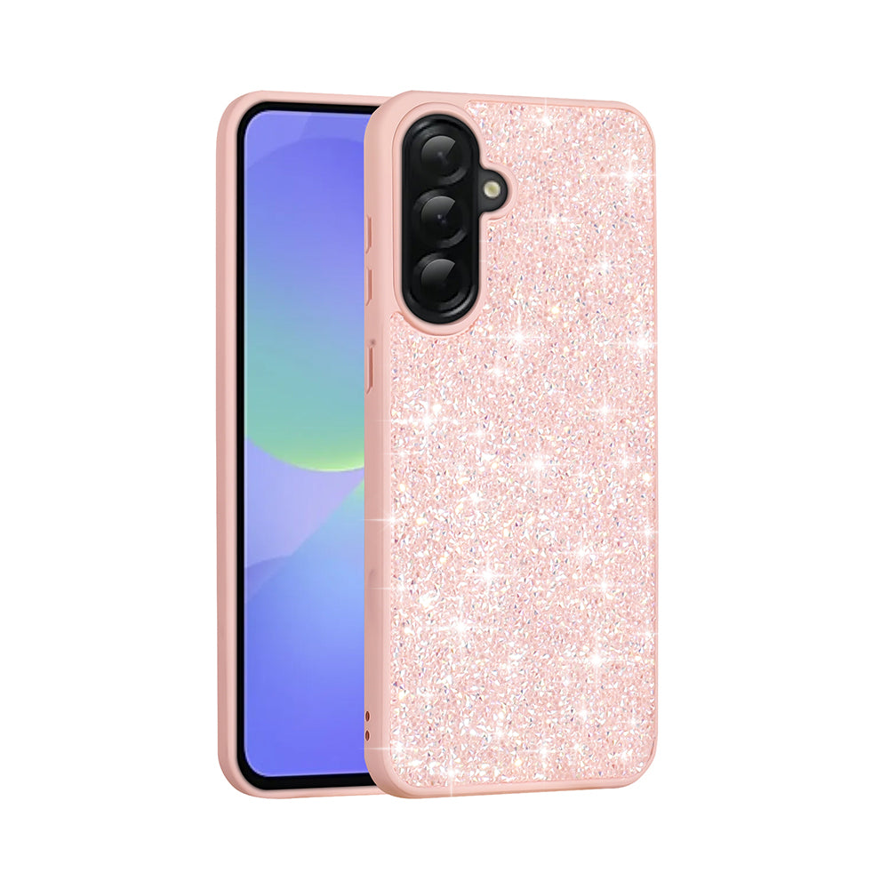 Galaxy A56 Kılıf Parlak Taşlı Tasarım Zore Pırlanta Kılıf
