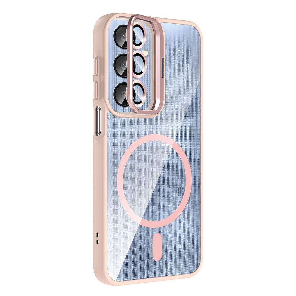 Galaxy A56 Kılıf Standlı ve Kamera Lens Hediyeli Zore Etro Kılıf