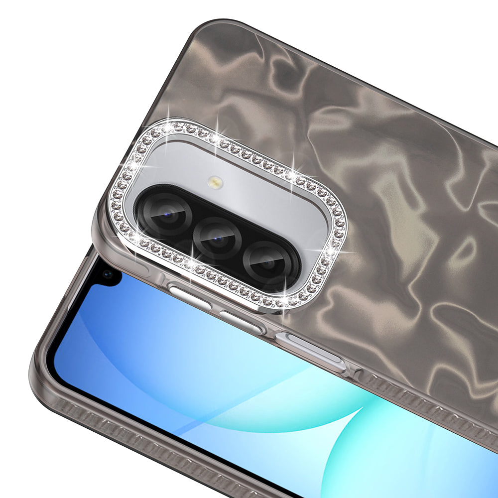 Galaxy A57 Kılıf Airbagli Parlak Taş Detay Tasarımlı Zore Esila Kılıf
