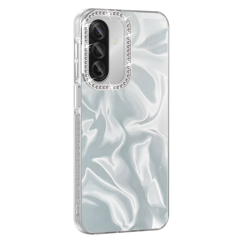 Galaxy A57 Kılıf Airbagli Parlak Taş Detay Tasarımlı Zore Esila Kılıf