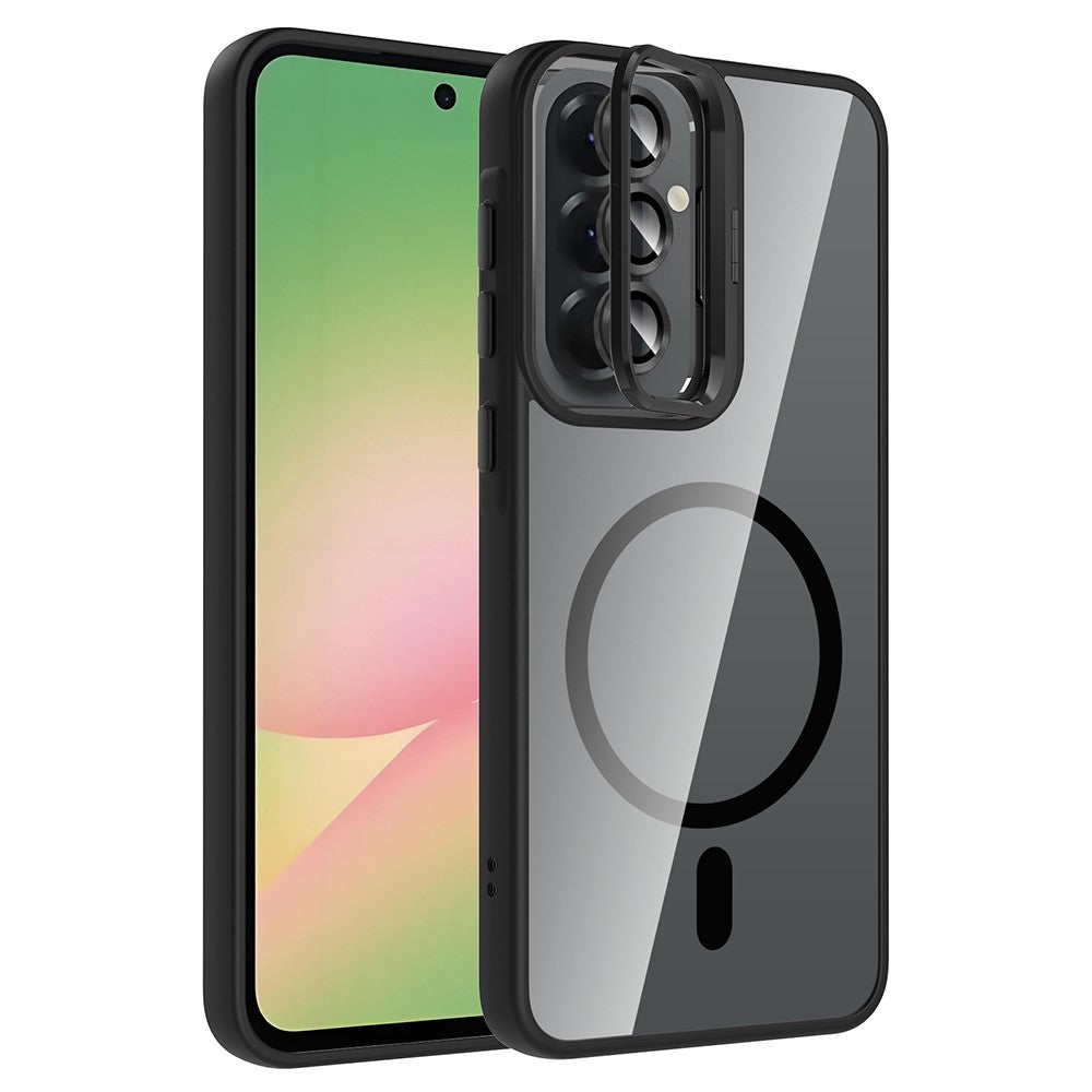 Galaxy A57 Kılıf Standlı ve Kamera Lens Hediyeli Zore Etro Kılıf