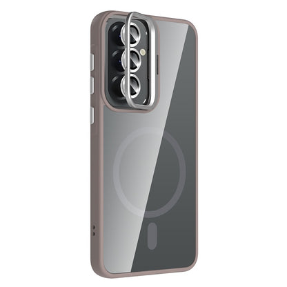 Galaxy A57 Kılıf Standlı ve Kamera Lens Hediyeli Zore Etro Kılıf