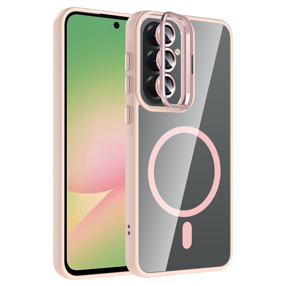 Galaxy A57 Kılıf Standlı ve Kamera Lens Hediyeli Zore Etro Kılıf