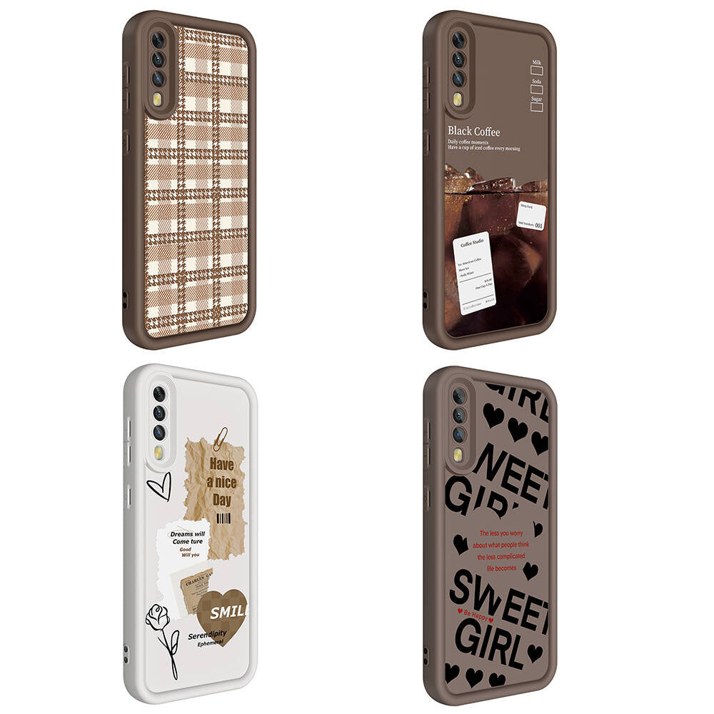 Galaxy A70 Kılıf Kamera Korumalı Baskılı Arka Yüzey Zore Klas Kılıf