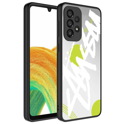 Galaxy A73 Kılıf Aynalı Desenli Kamera Korumalı Parlak Zore Mirror Kılıf