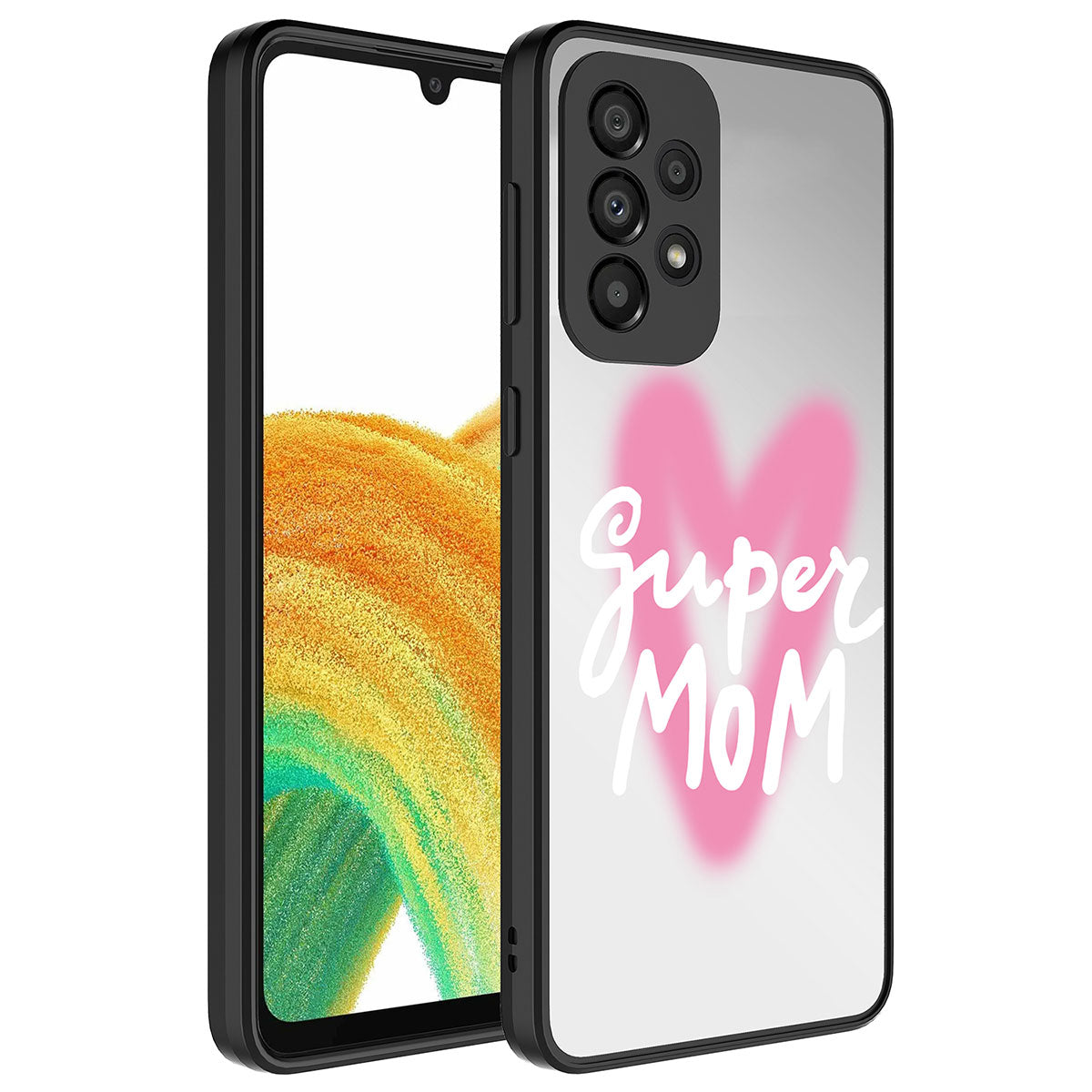 Galaxy A73 Kılıf Aynalı Desenli Kamera Korumalı Parlak Zore Mirror Kılıf