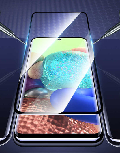 Galaxy M31S Zore Kenarları Kırılmaya Dayanıklı Cam Ekran Koruyucu