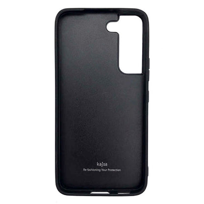 Galaxy S22 Plus Kılıf Kajsa Pearl Pattern Hakiki Deri Kılıf