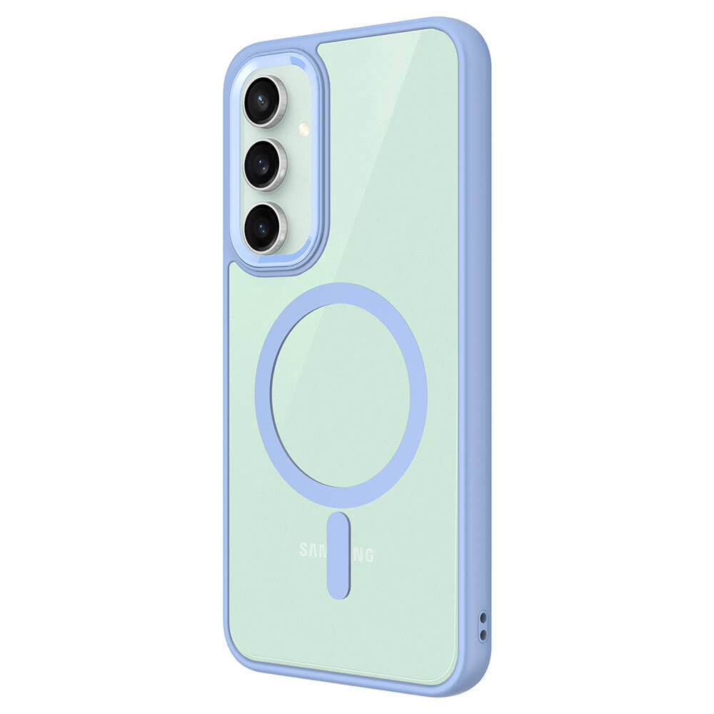 Galaxy S23 FE Kılıf Wireless Şarj Özellikli Zore Krom M-safe Silikon Kılıf