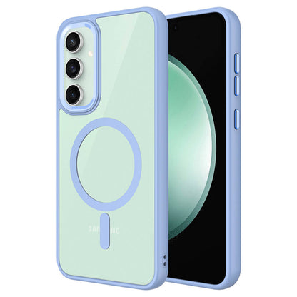 Galaxy S23 FE Kılıf Wireless Şarj Özellikli Zore Krom M-safe Silikon Kılıf