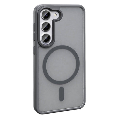 Galaxy S23 Kılıf M-safe Şarj Özellikli Mat Arka Yüzey Zore Sio Kılıf