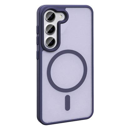 Galaxy S23 Kılıf M-safe Şarj Özellikli Mat Arka Yüzey Zore Sio Kılıf