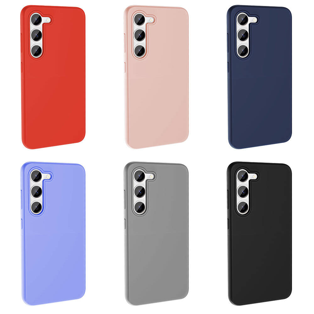 Galaxy S23 Kılıf M-safe Şarj Özellikli Sıvı Teknolojili Silinebilir Sert Zore Kivi Kılıf