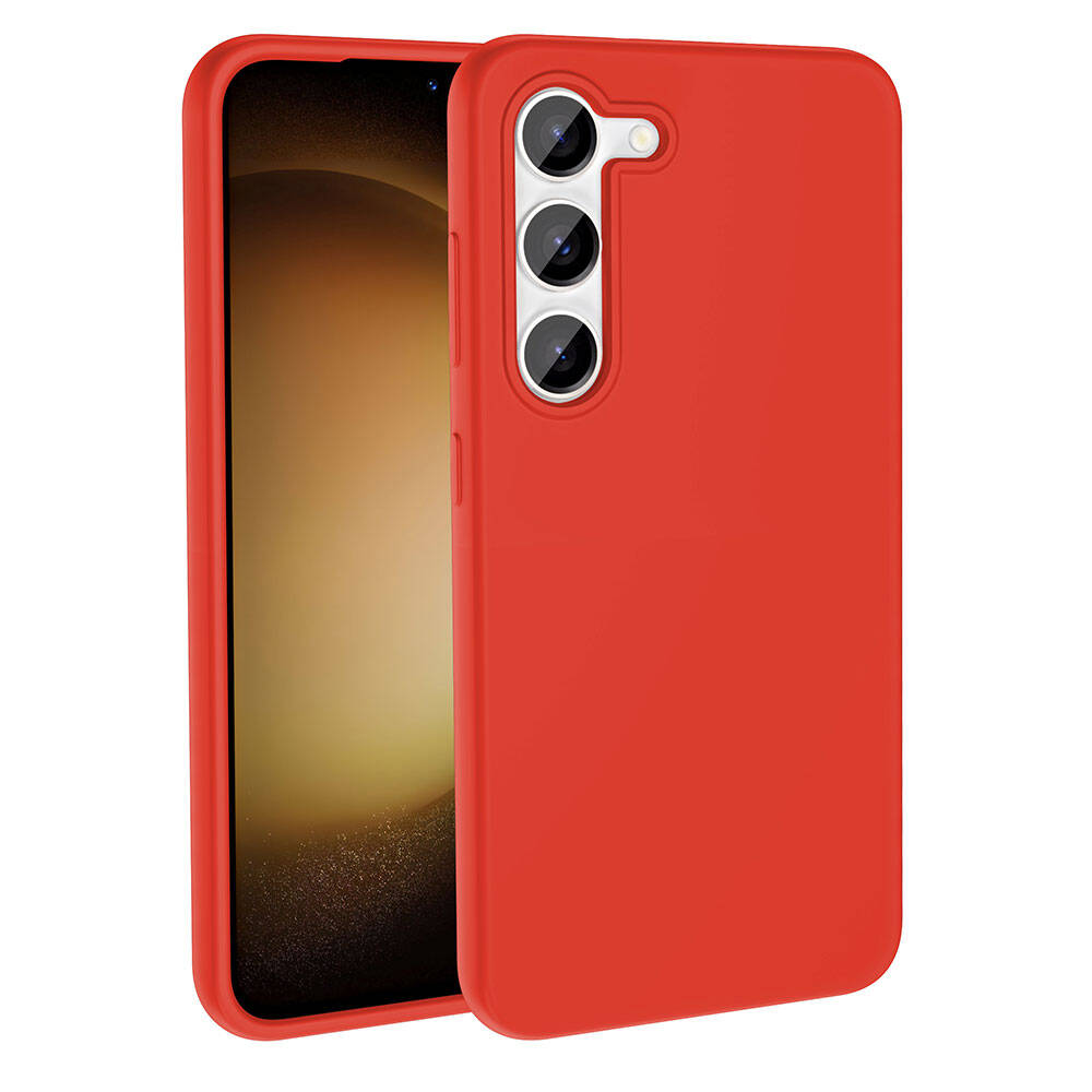 Galaxy S23 Kılıf M-safe Şarj Özellikli Sıvı Teknolojili Silinebilir Sert Zore Kivi Kılıf