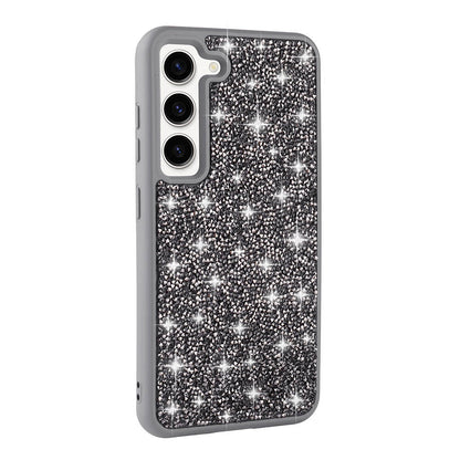 Galaxy S23 Kılıf Parlak Taşlı Tasarım Zore Pırlanta Kılıf