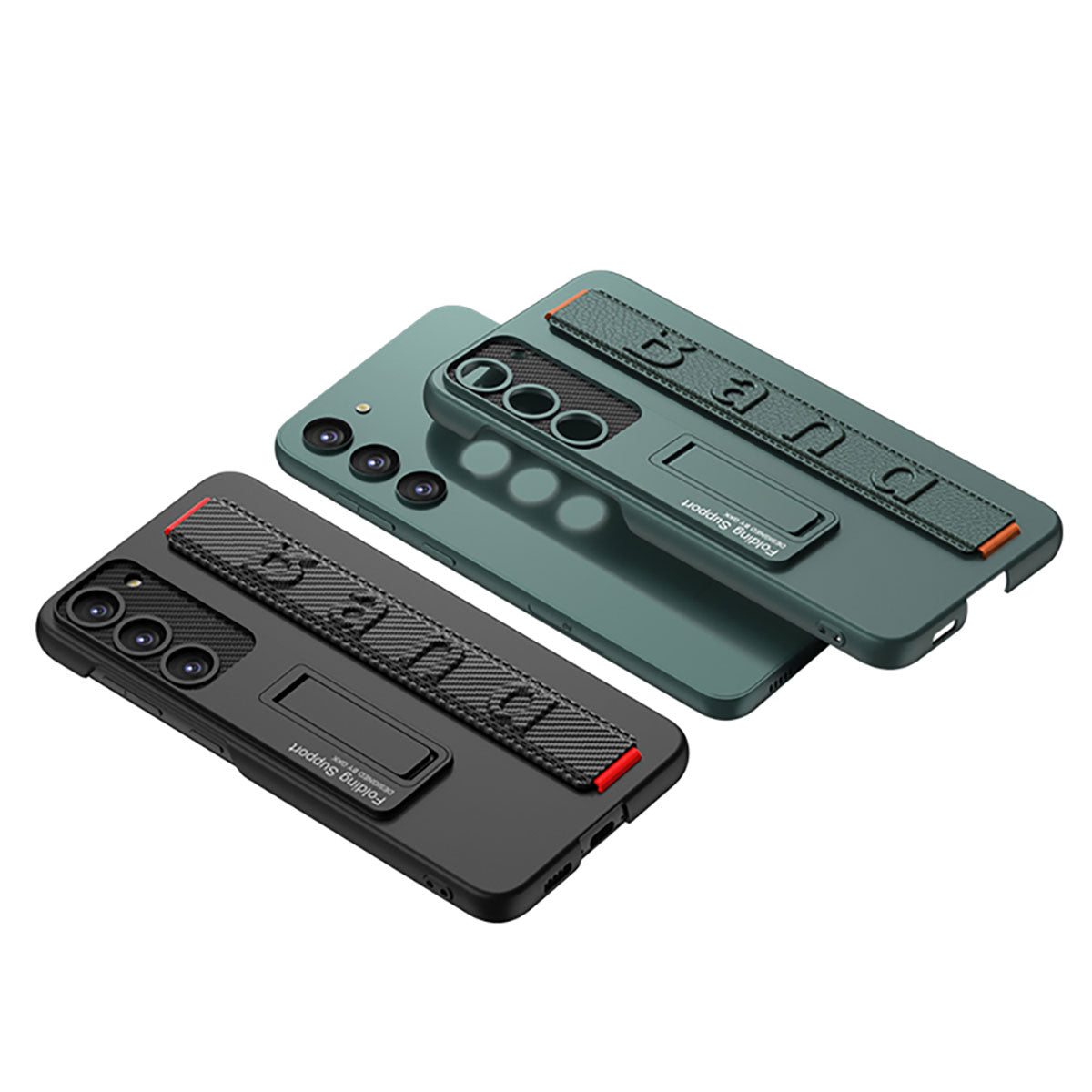 Galaxy S23 Kılıf Standlı El Tutacaklı Zore Band Kılıf