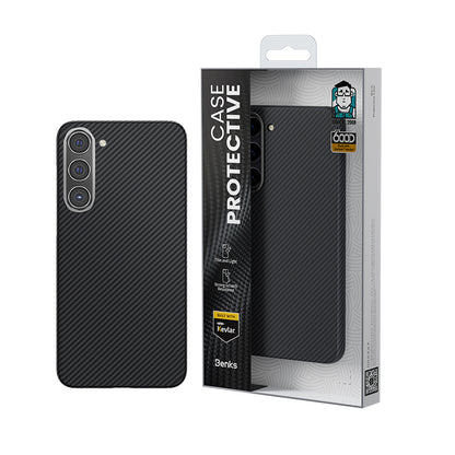 Galaxy S23 Plus Kılıf Benks M-safe Şarj Özellikli Magnetik ArmorAir 600D Kevlar Fiber Kılıf