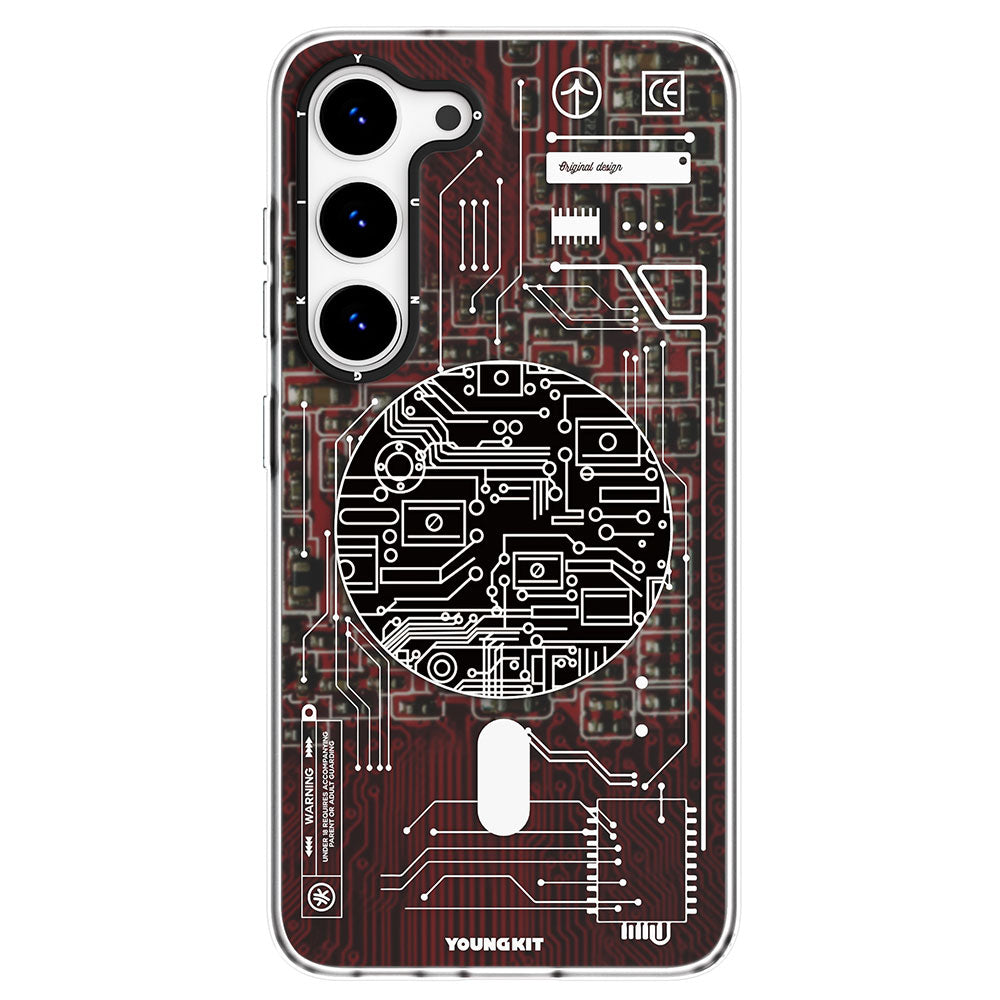 Galaxy S23 Plus Kılıf M-safe Şarj Özellikli YoungKit Technology Serisi Kılıf